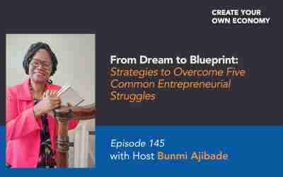 Episode 145 – From Dream to Blueprint: Strategies to Overcome Five Common Entrepreneurial Struggles