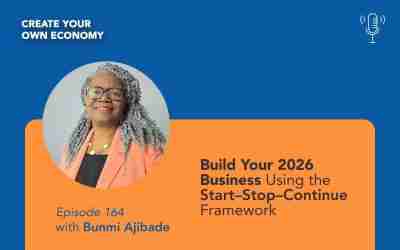 Episode 164 – Build Your 2026 Business Using the Start–Stop–Continue Framework (Without Burnout)