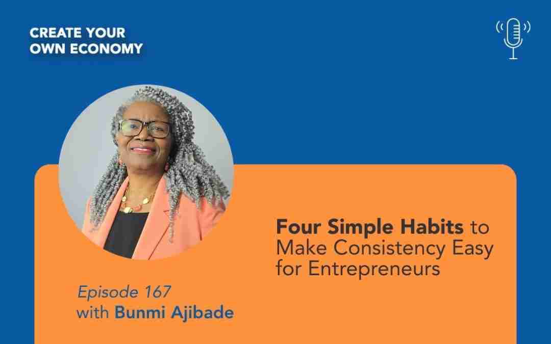 Episode 167 – Four Simple Habits to Make Consistency Easy for Entrepreneurs